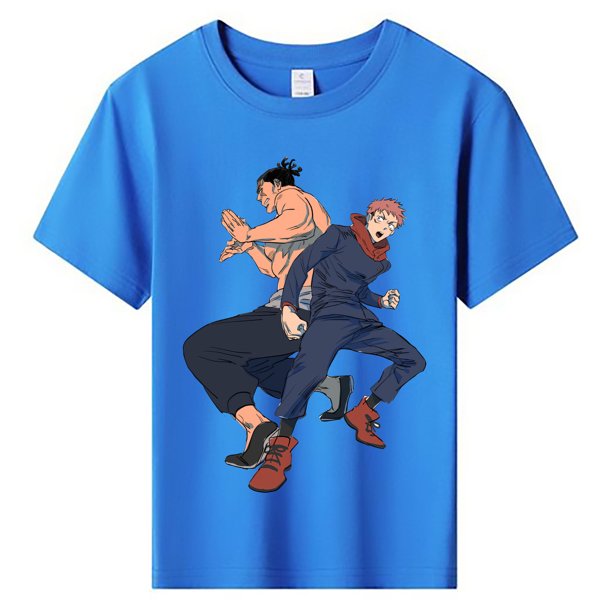 （画像用） 呪術廻戦 Jujutsu Kaisen 綿100％キッズTシャツ（フロントプリント）